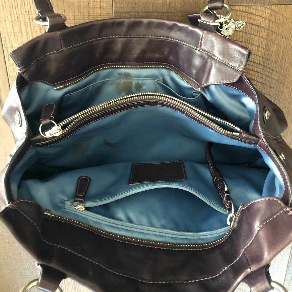 Purple Coach Bag - Picture 2 of 6